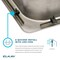Elkay Clssc SS 19-1/2"x19"x10-1/8", SnglBwl Drop-in LaundrySink w/Prfct Drain DLR191910PDMR2 - alternate 8